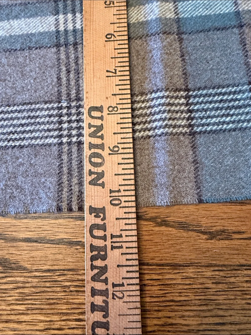 Vintage St Michael Pure New Wool Scarf Made in UK Neutral Plaid